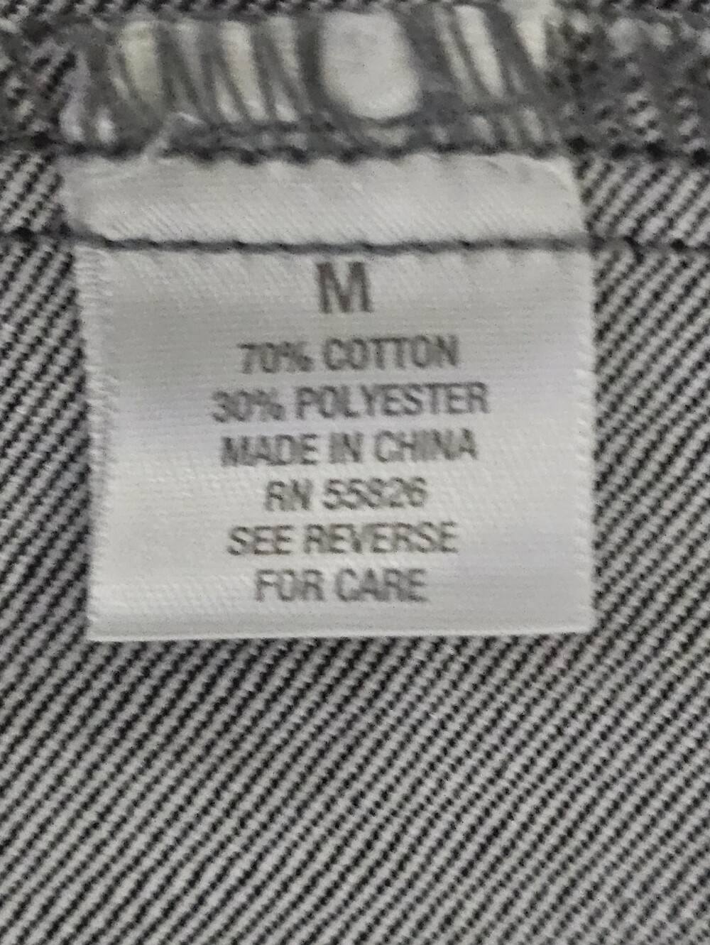 Dress Barn Dark Gray Jean Jacket with Metal Buttons - Picture 3 of 7